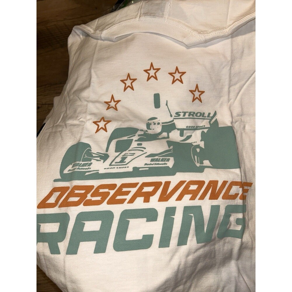 Observance Racing Long Sleeve Tee Size Small #240 - Picture 3 of 4